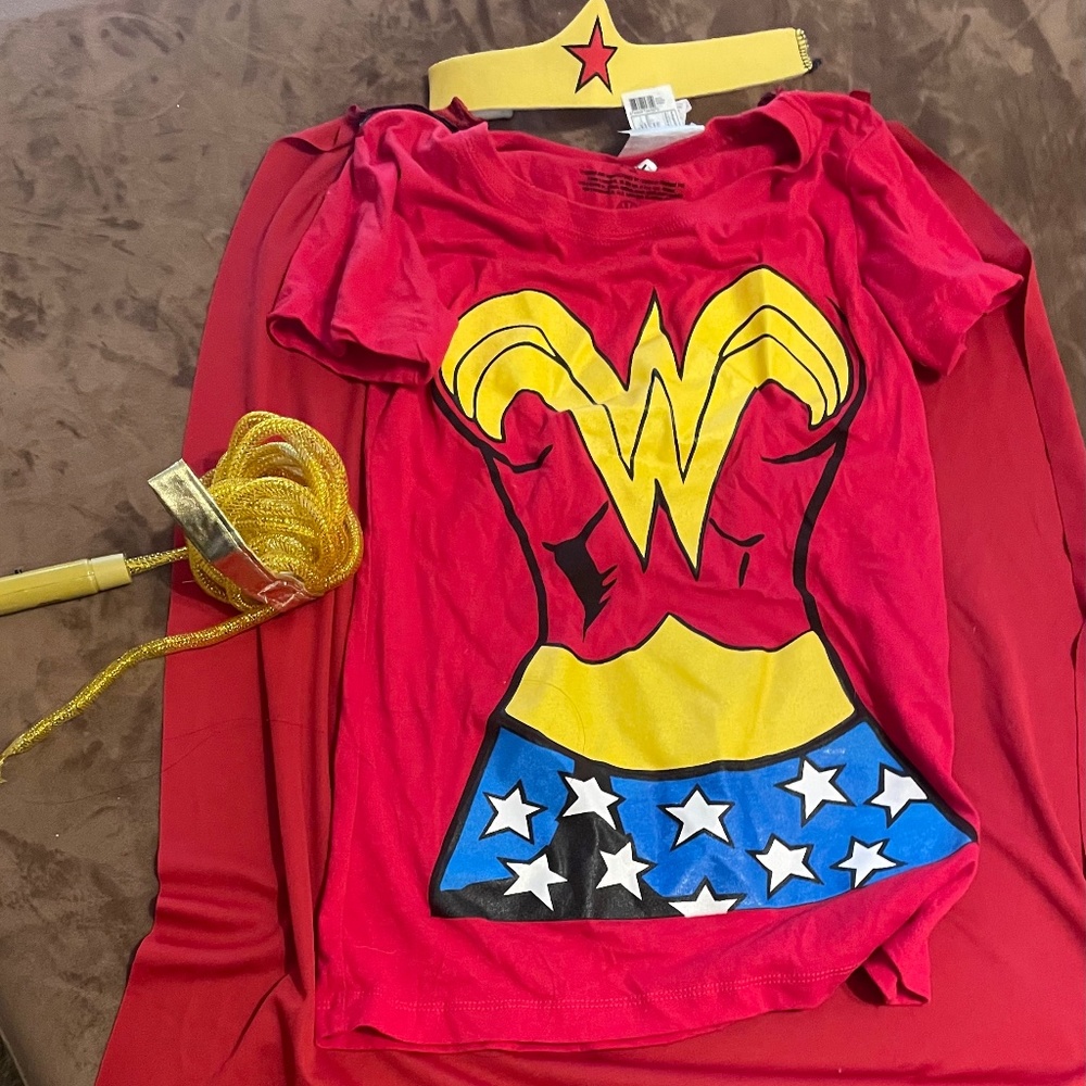 Wonder Woman Shirt Halloween Costume